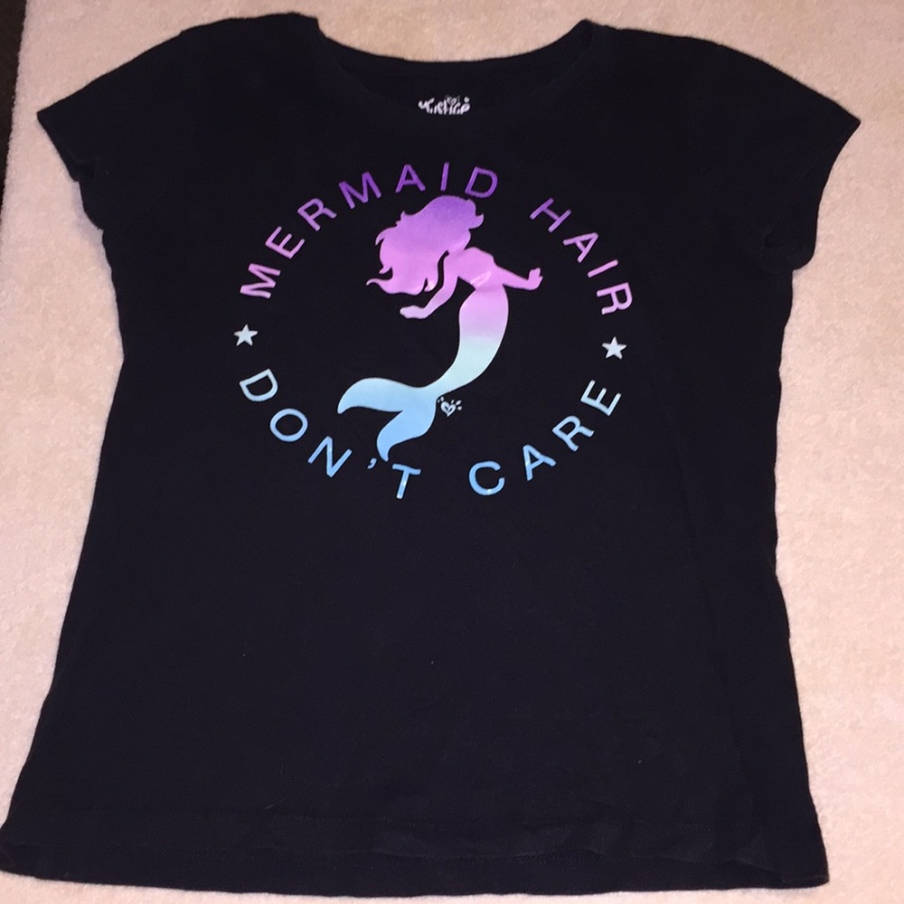 Black mermaid shirt from justice